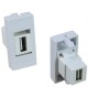 MODULO 45X22,5 ADAPT USB A/A H-H KEYSTON
