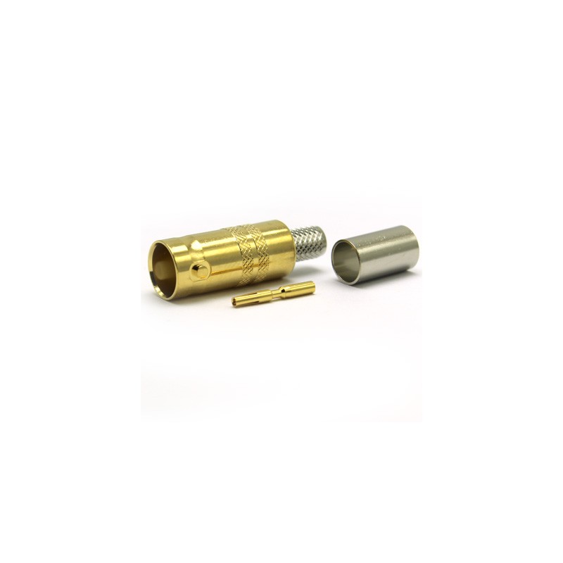 CONECTOR BNC HEMBRA 0.8/3.7 UHD 12G