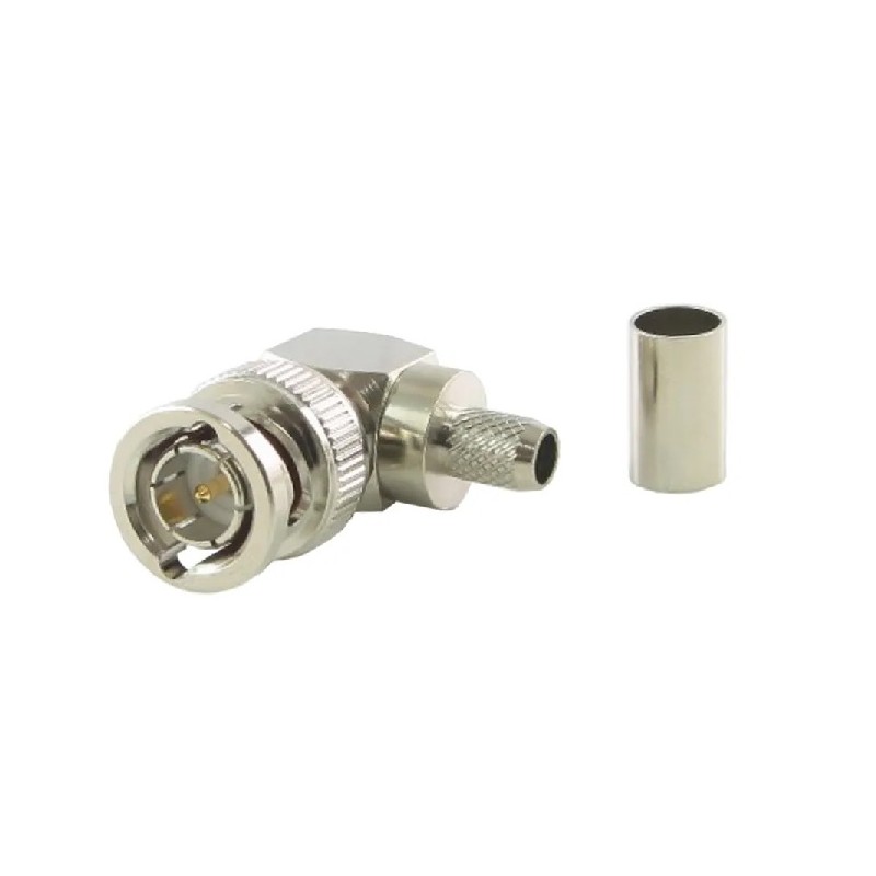 CONECTOR BNC MACHO 0.6/2.8(VK5) CODO SDI