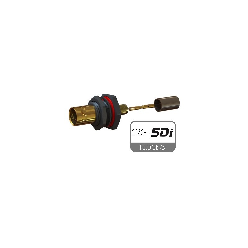 CONECTOR BNC HEMBRA 0.8/3.7 12G PANEL CR