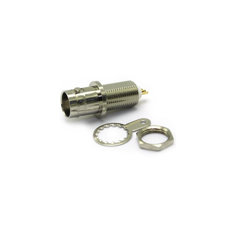 CONECTOR BNC HEMBRA PANEL CHASIS SOLDAR