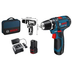 DESTORNILLADOR ELECTRICO 12V 2AH BOSCH