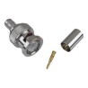 CONECTOR BNC MACHO LMR240 RECTO CRIMP
