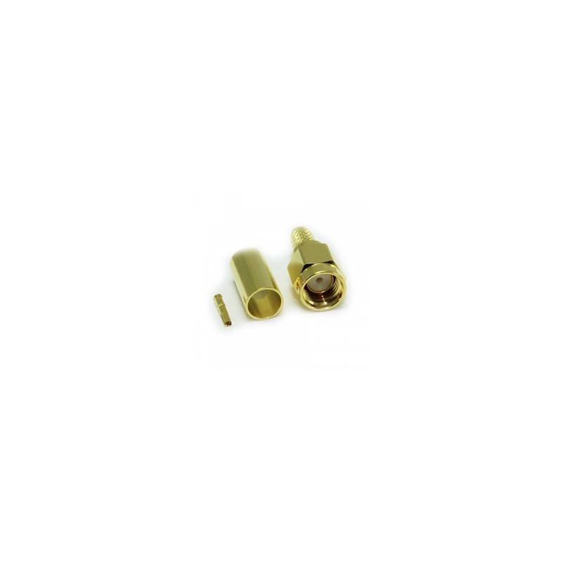 CONECTOR RP-SMA RG58 CUERPO M PIN H