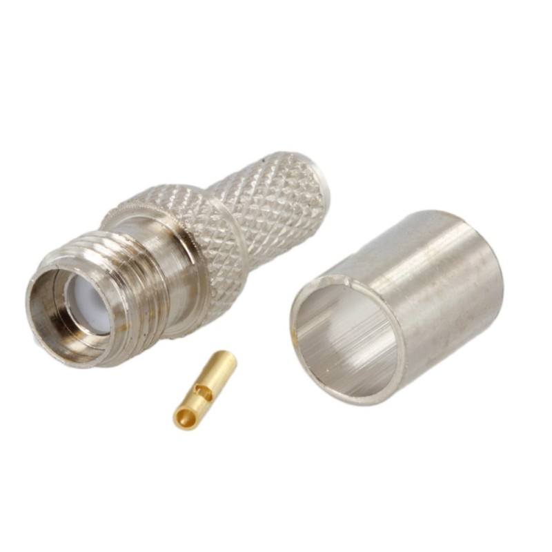 CONECTOR SMA HEMBRA RG58 LMR195 H PURO