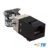 CONECTOR RJ45 HEMBRA UTP CAT6 AMP NEGRO