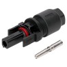 CONECTOR MC4 HEMBRA 4mm AEREO + POSITIVO