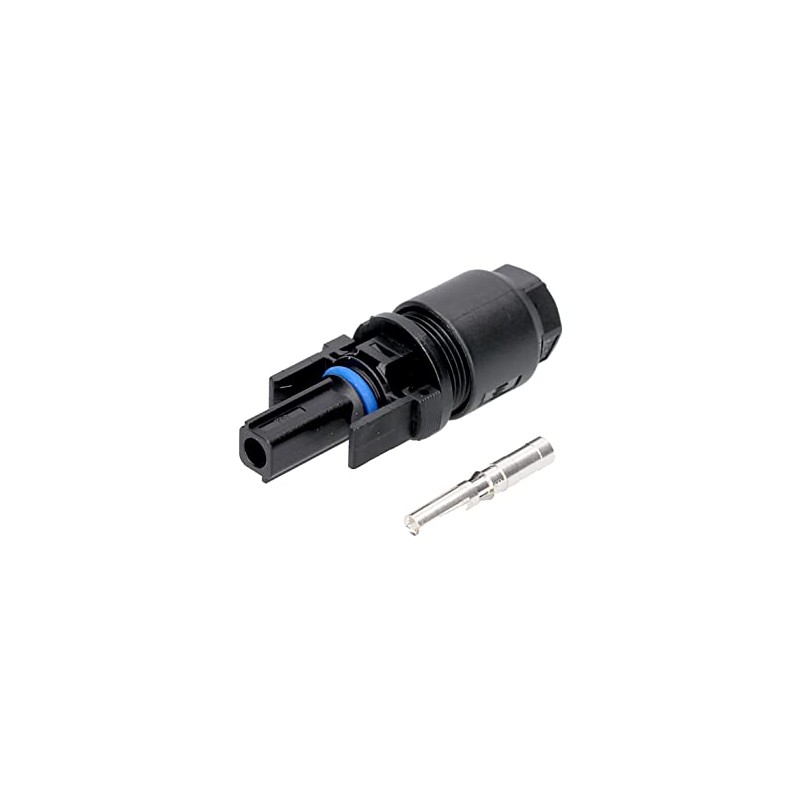 CONECTOR MC4 HEMBRA 4mm AEREO - NEGATIVO