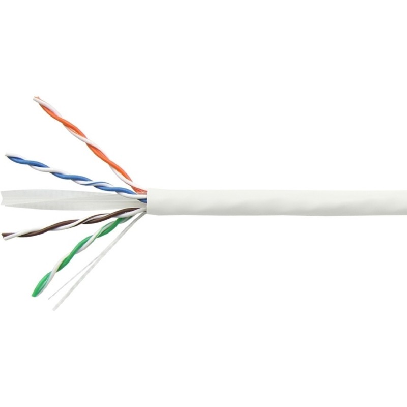 CABLE UTP CAT6 RIGIDO BLANCO AMP LSZH