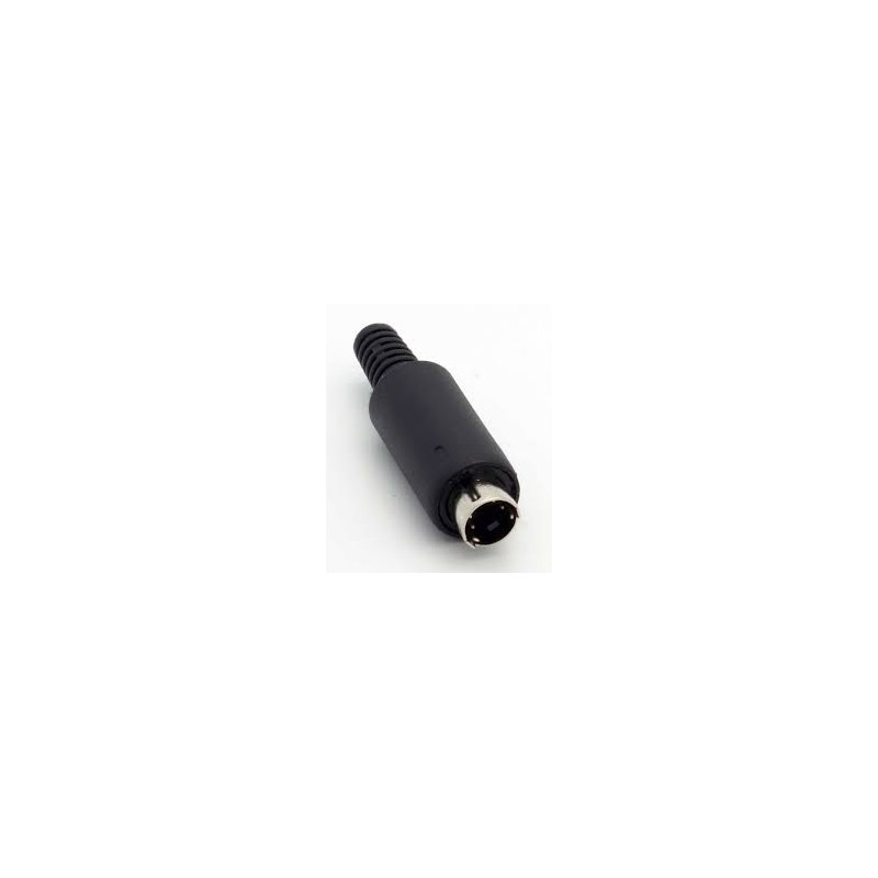 CONECTOR MINIDIN 4P M AEREO PLASTICO