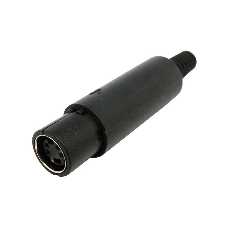 CONECTOR MINIDIN 4P H AEREO PLASTICO