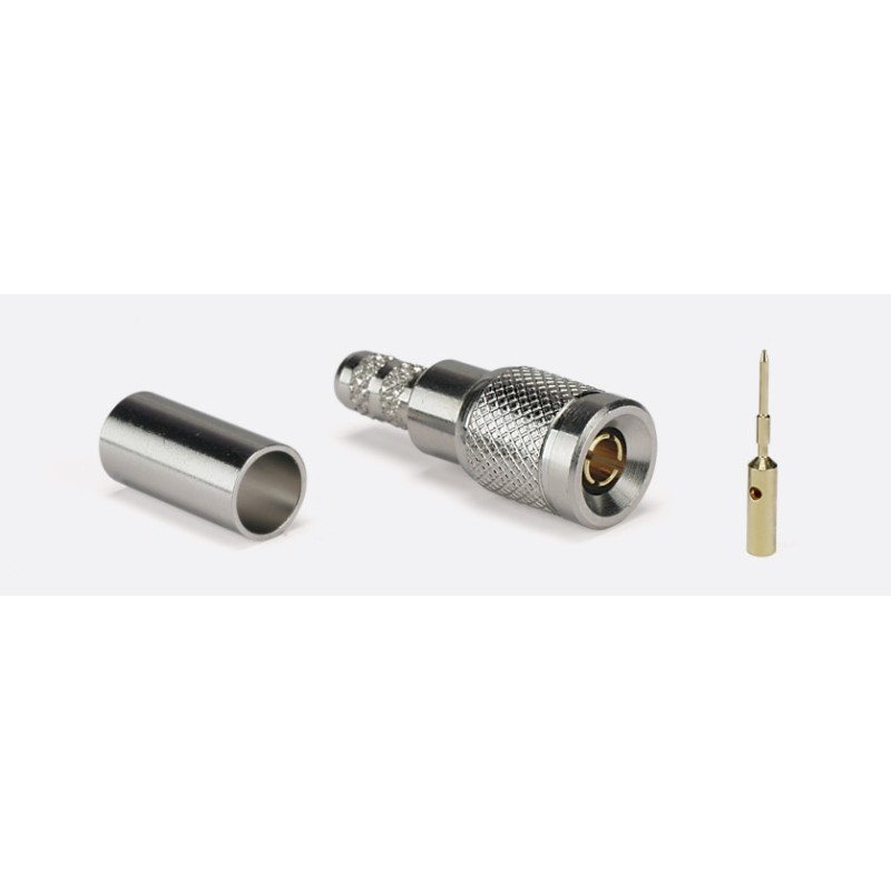 CONECTOR 1.0/2.3 MACHO FLEX5 RECTO CRIMP