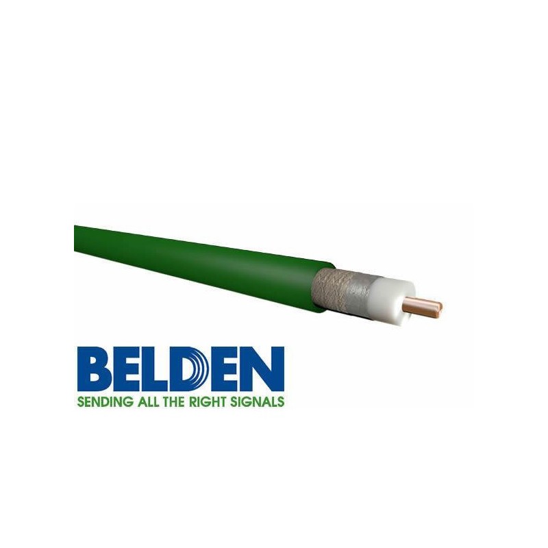 CABLE VIDEO BELDEN 1855ENH VERDE LSZH