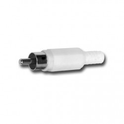 CONECTOR RCA MACHO PLASTICO...