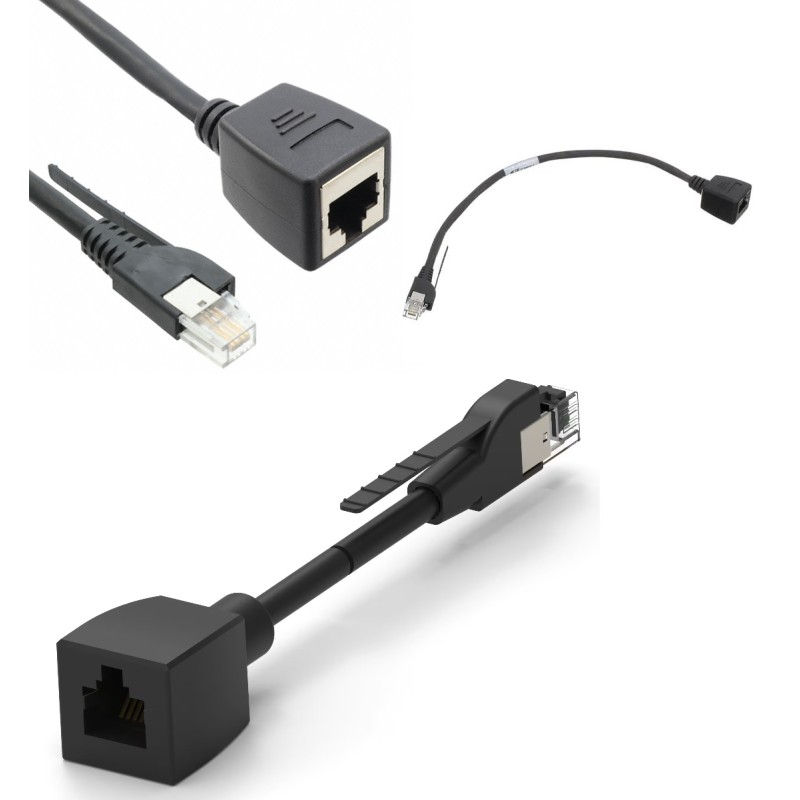 CABLE RJ45 POINT FIVE M-RJ45 H 25cm NEGR