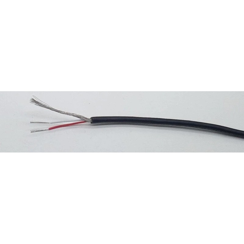 CABLE AUDIO ANALOGICO 1x2x0,20 NEGRO