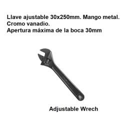 LLAVE AJUSTABLE INGLESA...