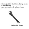LLAVE AJUSTABLE INGLESA 30x250mm