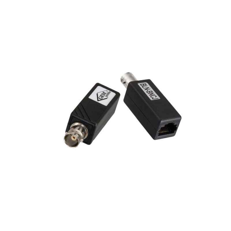 BALUN 1xBNC H-RJ45H FTP+TOR-PANEL (G703)