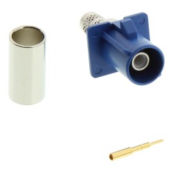 CONECTOR FAKRA TIPO C SMB MACHO AZUL