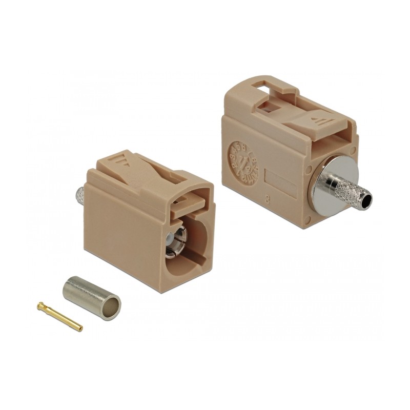 CONECTOR FAKRA TIPO I SMB HEMBRA BEIGE