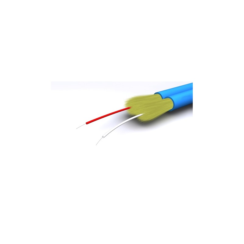 FIBRA ZIP OM2 2X3mm 50/125 ZIP LSZH AZUL