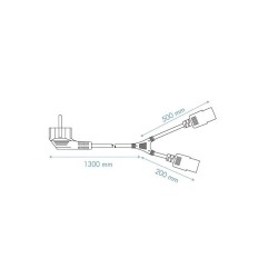 CABLE ALIMENTACION "Y"...