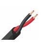 CABLE 2X0,5mm2 NEGRO ACRILICO RJ/NG