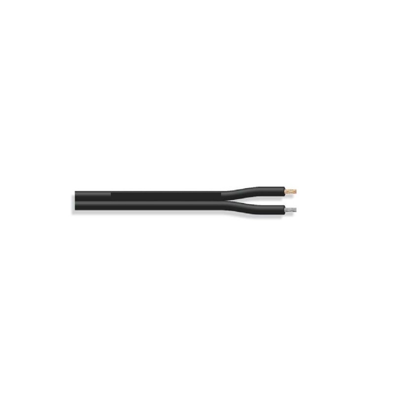 CABLE PARALELO PLASTICO NEGRO 2X2,5 mm2