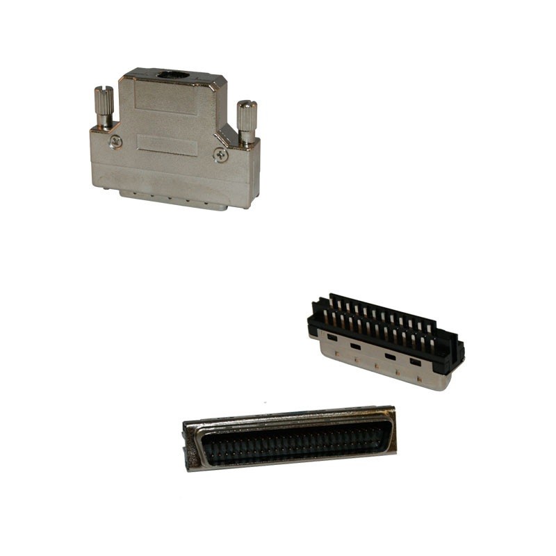 CONECTOR MINIDELTA 68 M TORNIL+CARCASA M