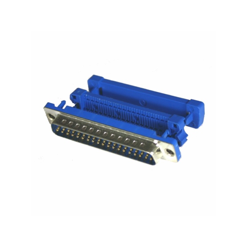 CONECTOR SUB-D 37 MACHO CABLE PLANO AZ