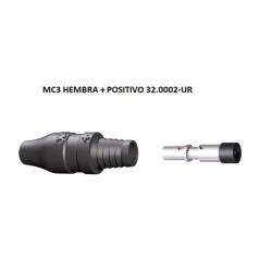 CONECTOR MC3 HEMBRA 4mm...