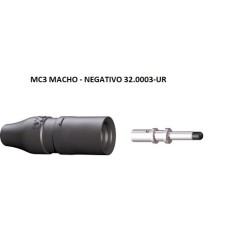CONECTOR MC3 MACHO 4mm...