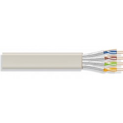 CABLE FTP CAT5E PLANO 4X2XAWG26 APANT GR