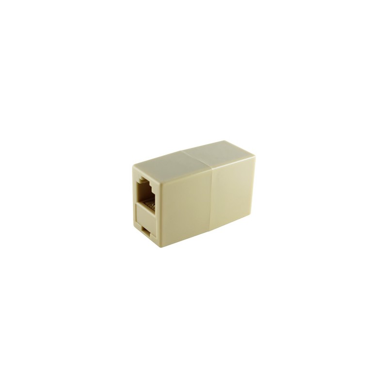 ADAPTADOR TELEFONICO RJ11 6/4 H-H MARFIL