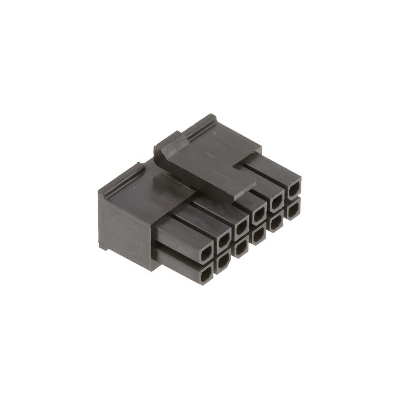CAJA HEMBRA RECEPTACULO MINIFIT 12V 3mm