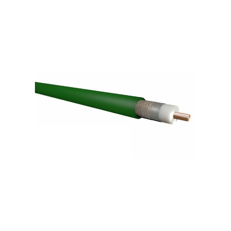 CABLE ANTENA DA-75 VERDE 75Ohm LSZH