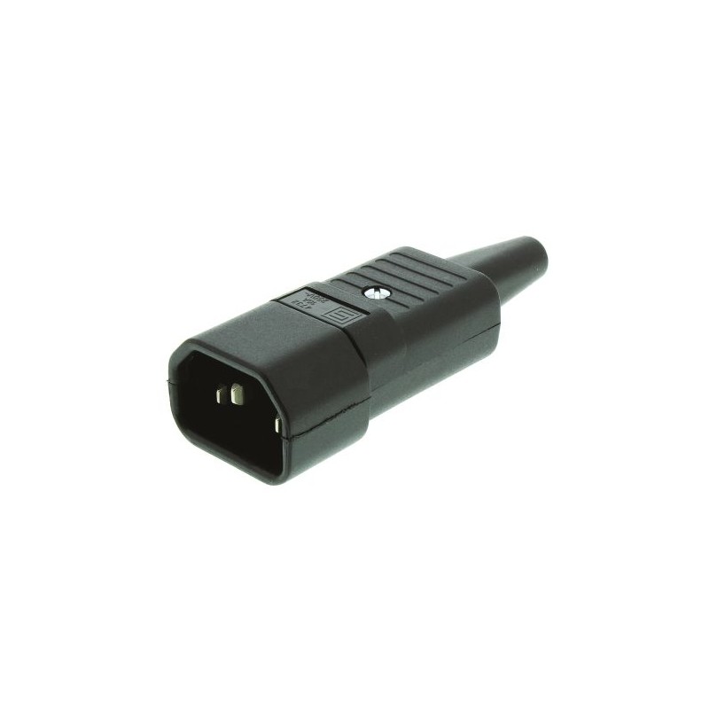 CONECTOR ALIMENTACION C14 MACHO SCHURTER
