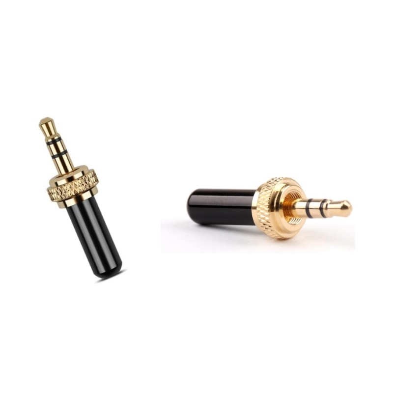 CONECTOR MINIJACK M 3,5mm ST ROSCADO