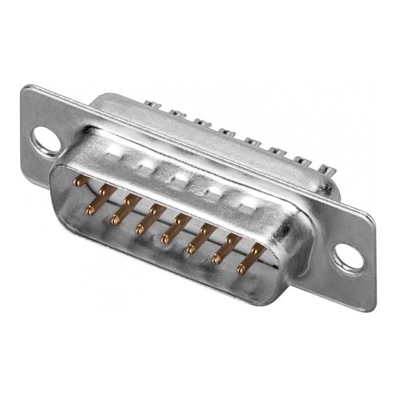 CONECTOR SUB-D 15 MACHO (2 FILAS) SOLDAR
