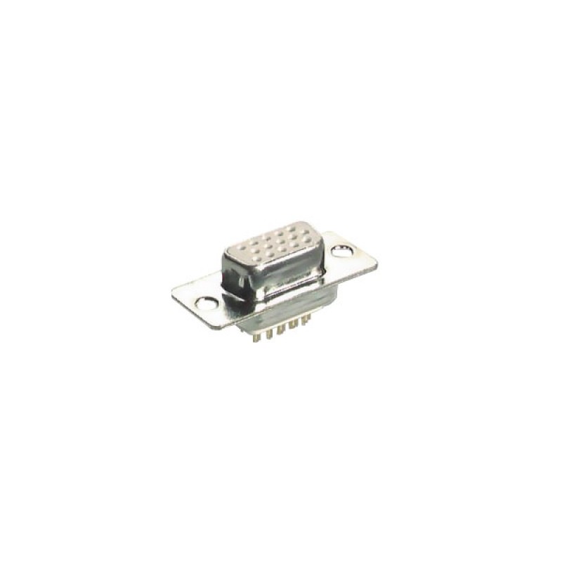 CONECTOR SUB-D 15 HD VGA HEMBRA SOLDAR