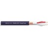 CABLE DMX 2x0,22mm2 APANTALLADO GOMA AZU