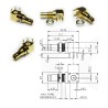 CONECTOR 1.0/2.3 HEMBRA CIRCUITO IMPRESO