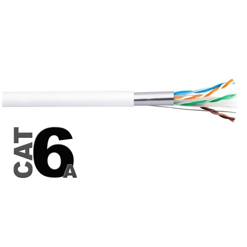 CABLE FTP CAT6A RIGIDO BLANCO LSZH