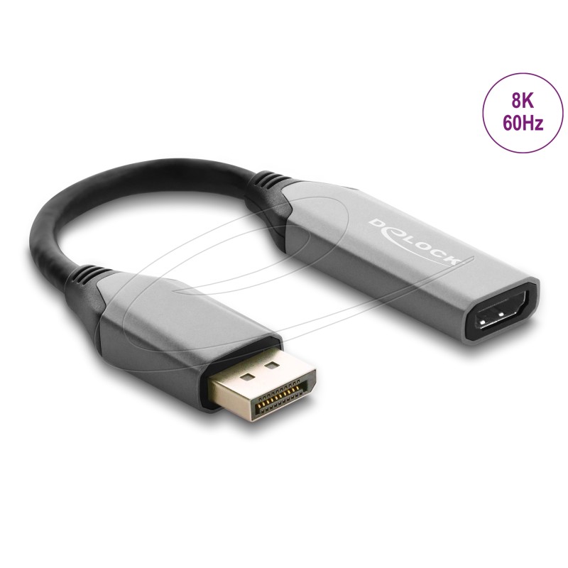 ADAPTADOR DISPLAYPORT MACHO A HDMI HE 8K
