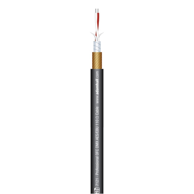 CABLE DMX 2x0,34mm2 APANTALLADO GOMA NG
