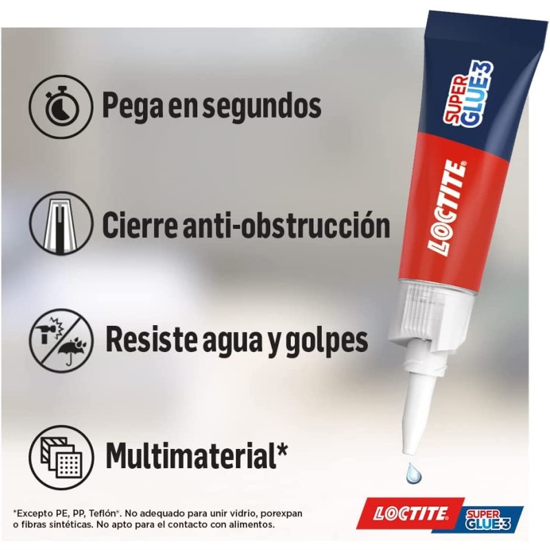 PEGAMENTO SUPERGLUE CIANOCRILATO 3g LOCT
