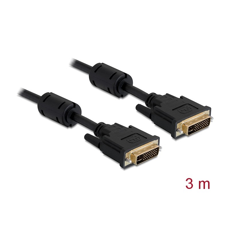 CABLE DVI-I (24+5) M-M DUAL LINK 3M ORO