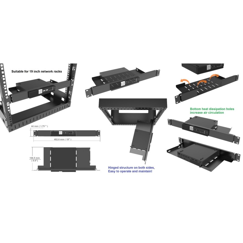 Mini soporte para rack Dell OptiPlex 1U
