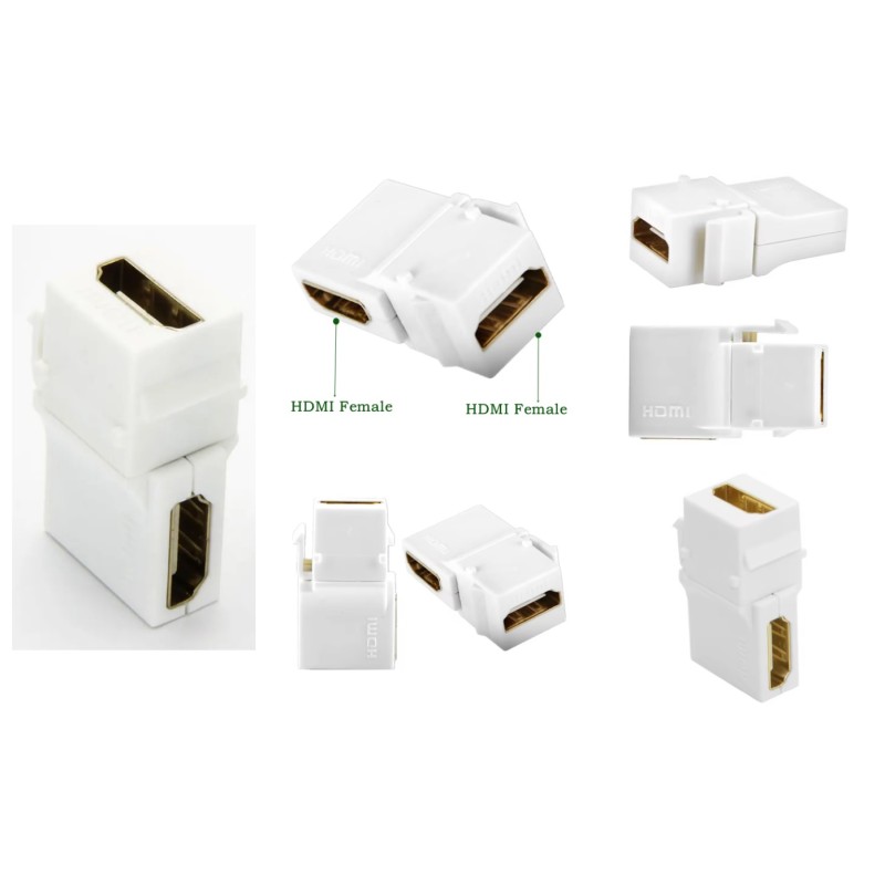 ADAPTADOR HDMI HEMBRA HEMBRAKEYSTONECODO